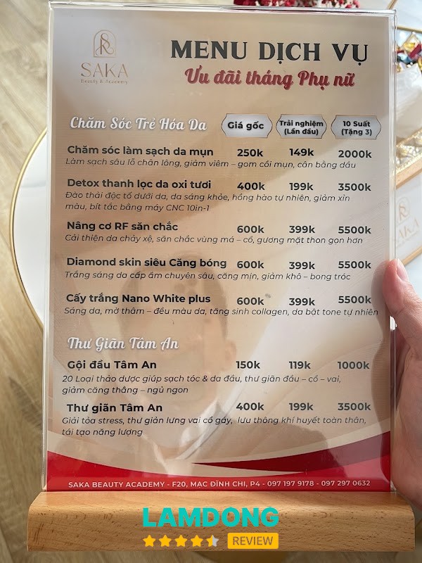 SAKA Spa Đà Lạt – phòng spa sạch đẹp